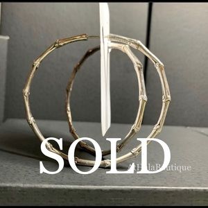 **SOLD** John Hardy Large Bamboo Earrings, used